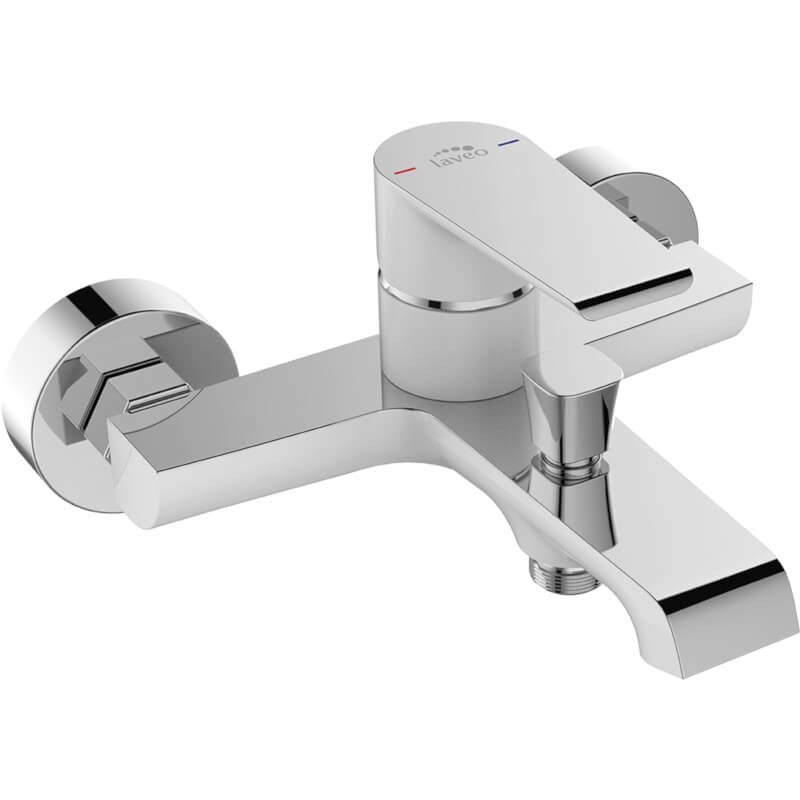 Vonios/dušo maišytuvas LAVEO LARGO 202K W-CH, be dušo komplekto