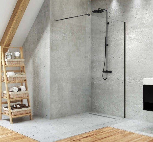 Dušo sienelė VELIO BLACK