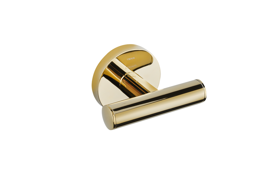 Dvigubas metalinis kabliukas, aukso spalvos