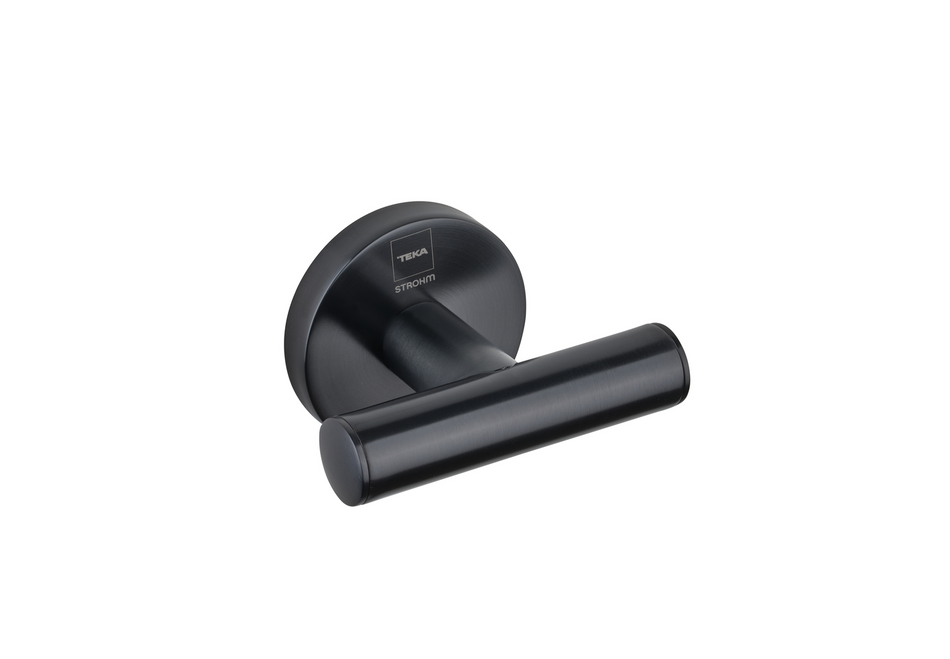 Dvigubas metalinis kabliukas, juodos spalvos