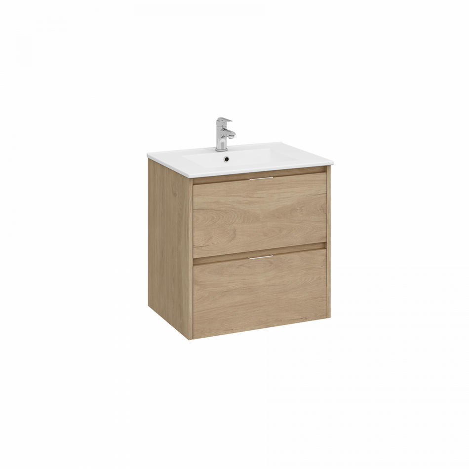 Vonios spintelė su praustuvu TEKA INCA 2D 60 DENVER OAK