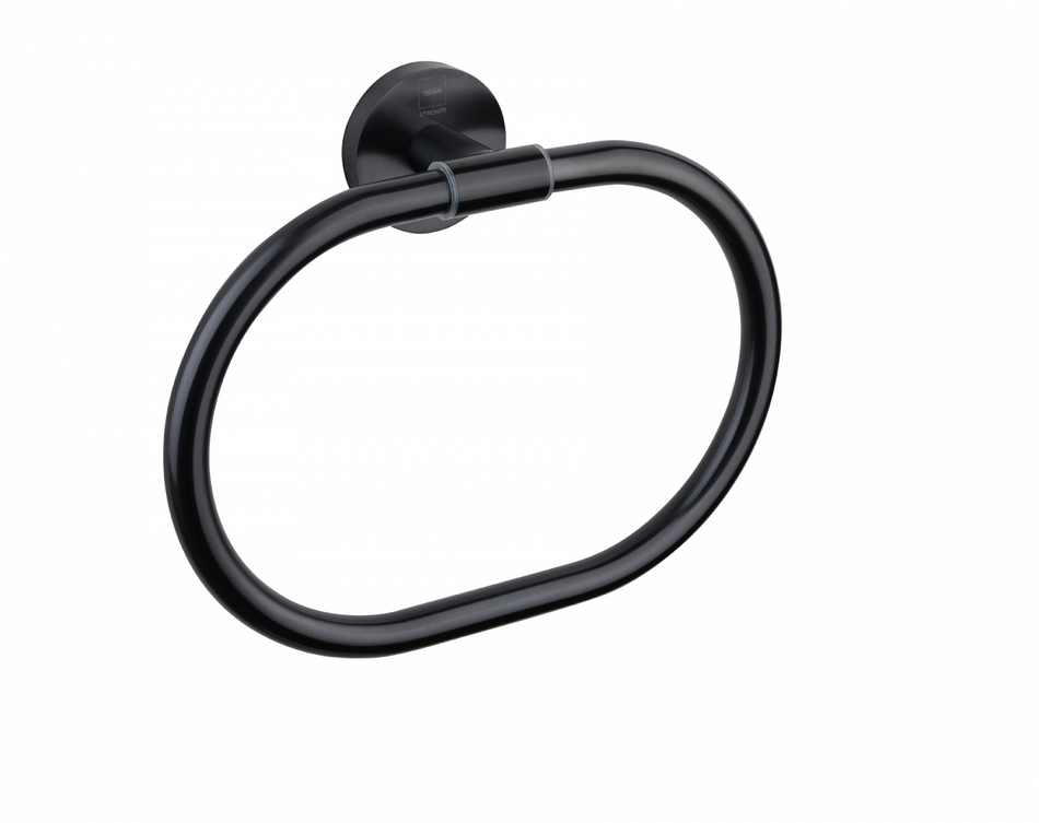 Rankšluosčių laikiklis-žiedas, juodos spalvos