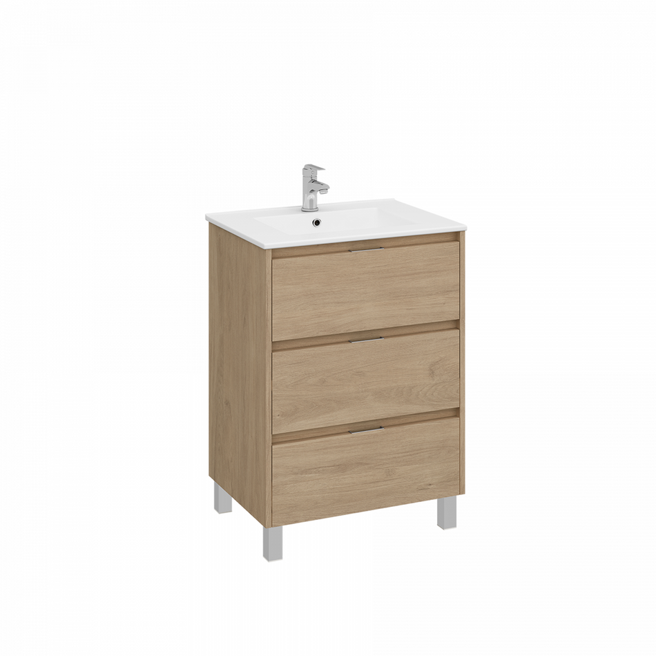 Vonios spintelė be praustuvo TEKA INCA 3D 60 DENVER OAK