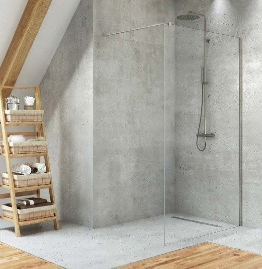 Dušo sienelė VELIO CHROME