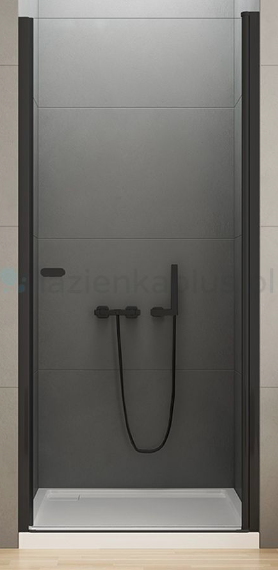 Dušo durys NEW SOLEO BLACK 90*195