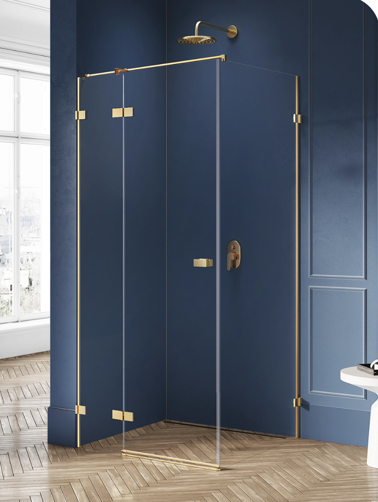 Dušo sienelė New Trendy  AVEXA GOLD BRUSHED / SHINE