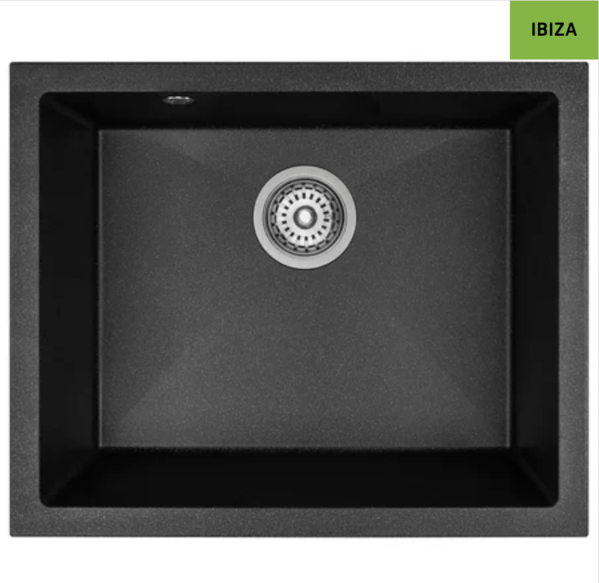 IBIZA akmens  masės plautuvė klijuojama iš apačios